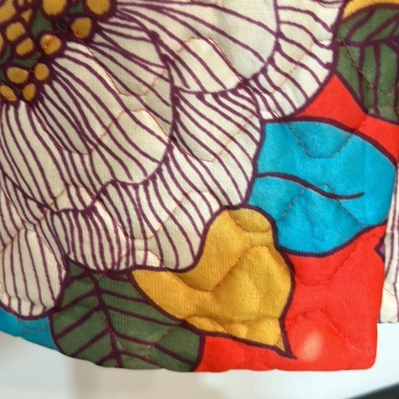 Vintage Quilted A Line button front women’s maxi dress size small full length - Picture 4 of 6